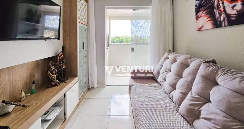 Apartamento com 2 dormitórios à venda, 56 m² por R$ 280.000,00 - Passo Manso - Blumenau/SC