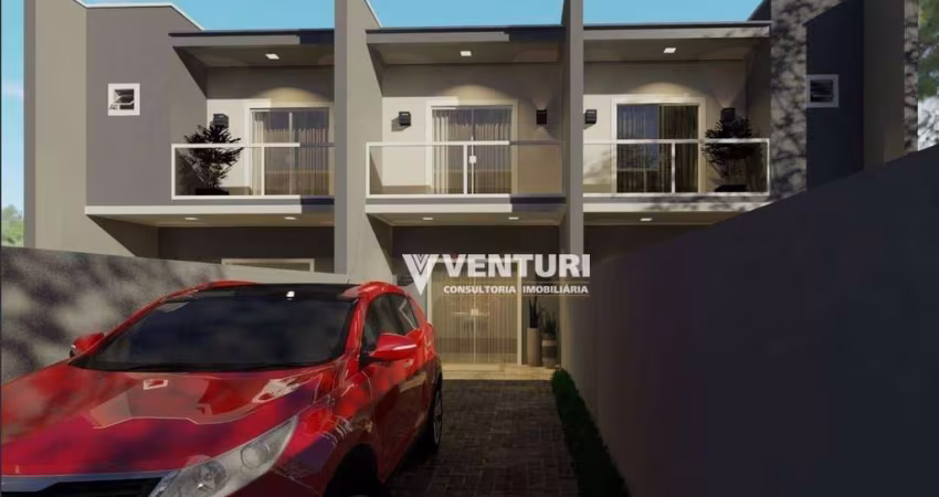 Casa com 2 dormitórios à venda, sendo 2 suítes, 104 m² por R$ 480.000 - Água Verde - Blumenau/SC
