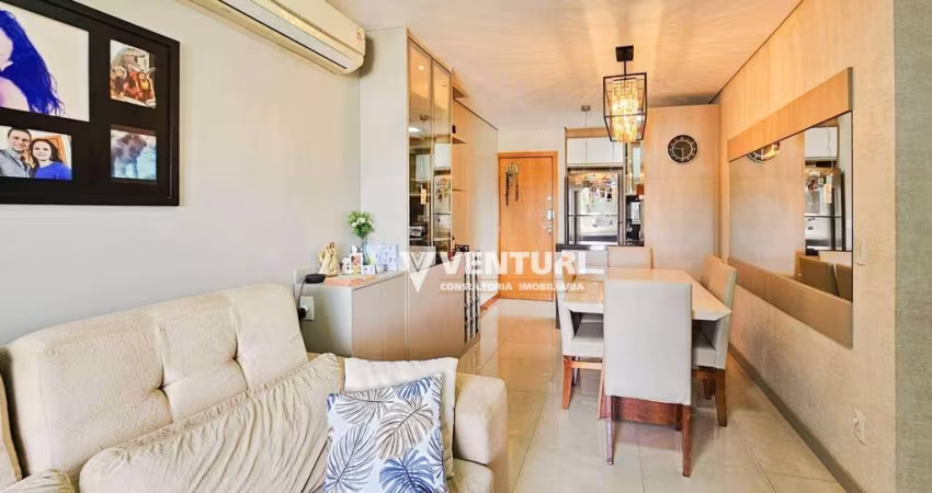Apartamento com 3 dormitórios, sendo 1 suíte à venda, 75 m² por R$ 599.000 - Velha - Blumenau/SC