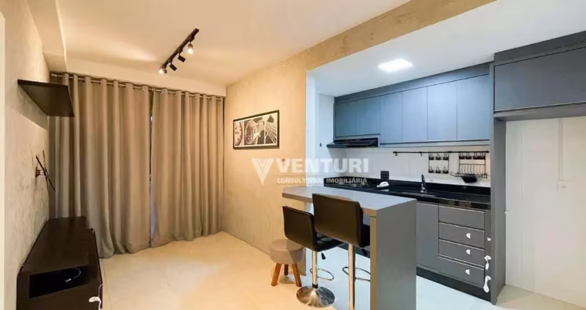 Apartamento com 2 dormitórios para alugar, 51 m² por R$ 2.993,32/mês - Vila Nova - Blumenau/SC