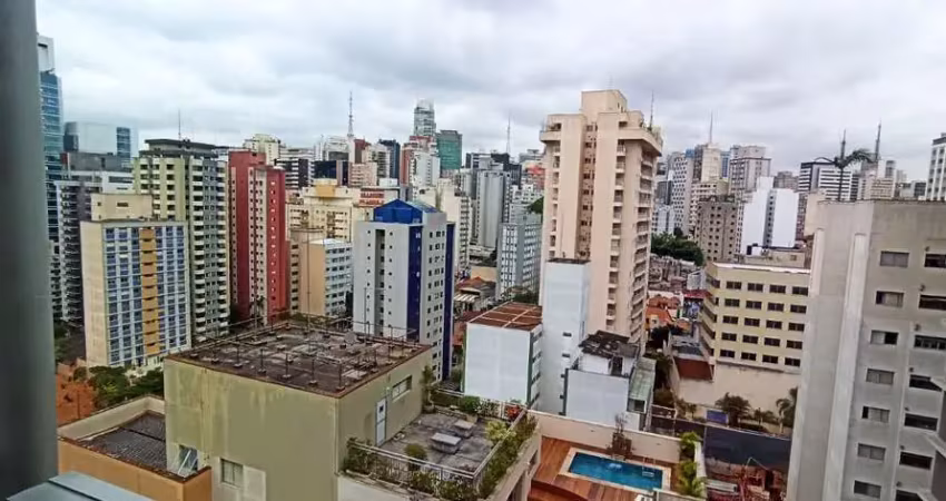 Apartamento tipo para venda em consolação com 1 quarto, 25m²
