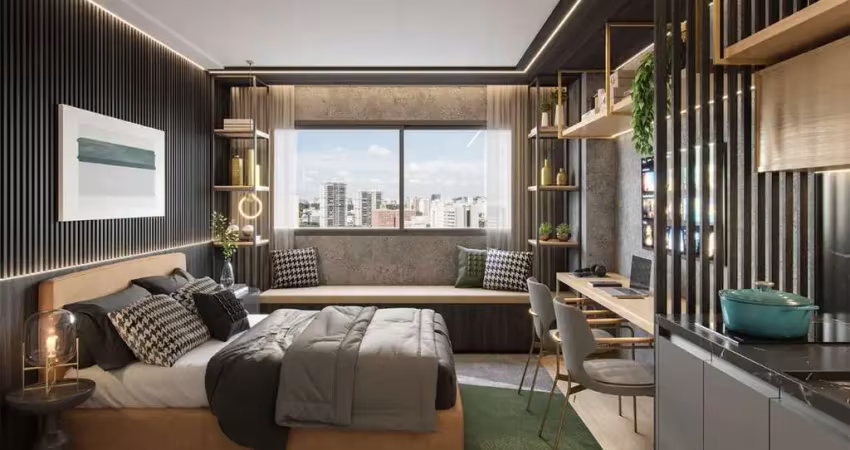 Studio para venda em santo amaro com 1 quarto, 25m²