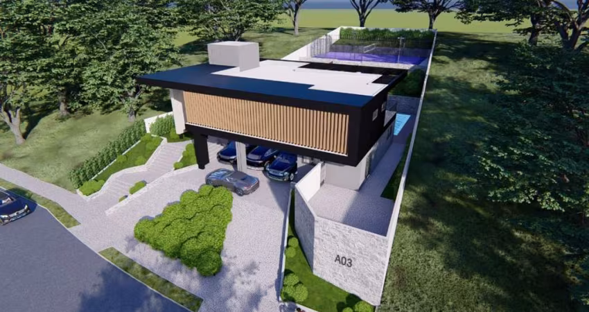 Casa no condomínio residencial sao paulo ii para venda com 5 quartos, sendo 4 suítes, 480m²