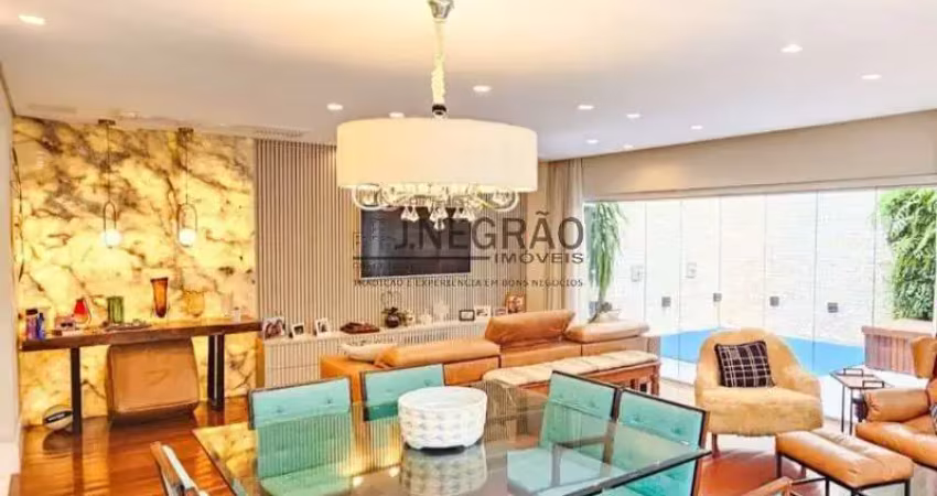 Residência de luxo em condomínio exclusivo em moema, são paulo-sp: 3 quartos, 3 suítes, 3 salas, 5 banheiros, 4 vagas, a/c 212m².