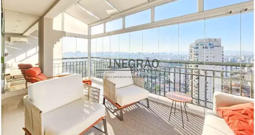 Cobertura de luxo com 4 suítes e 4 vagas de garagem no ipiranga, são paulo - sp, com 325m² de área.