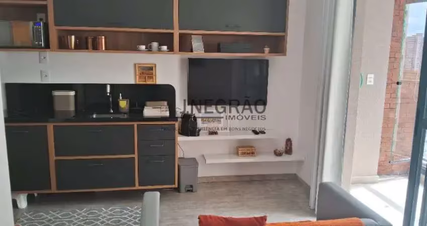 Excelente oportunidade de locação em são paulo-sp: apartamento de 1 quarto mobiliado e decorado no campo belo, com 1 banheiro e 30m² de área.