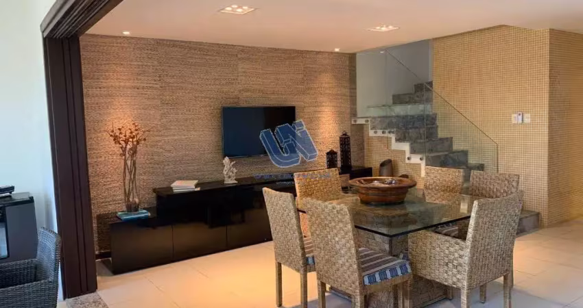 Village em condomínio mobiliado com 3 suítes superior duplex com vista para o mar em praia do forte