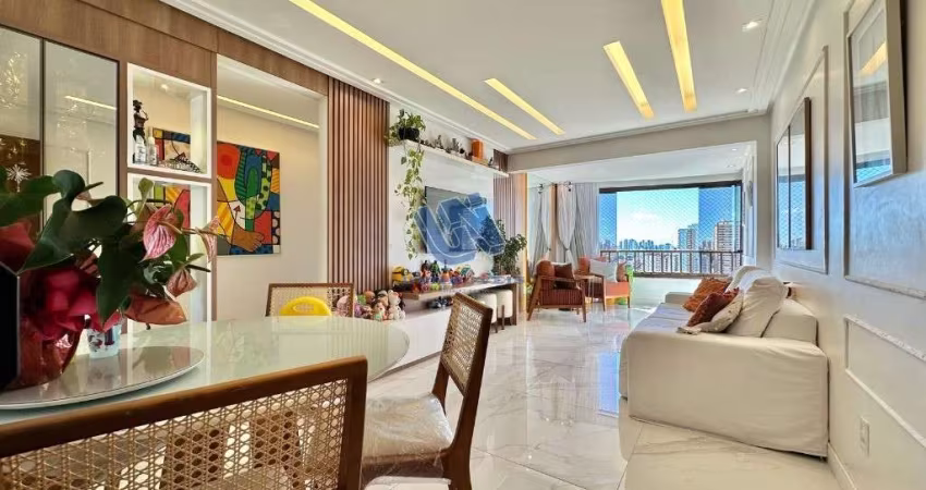 Apartamento decorado nascente 2 suítes sendo 1 com closet 83m2 no Canela