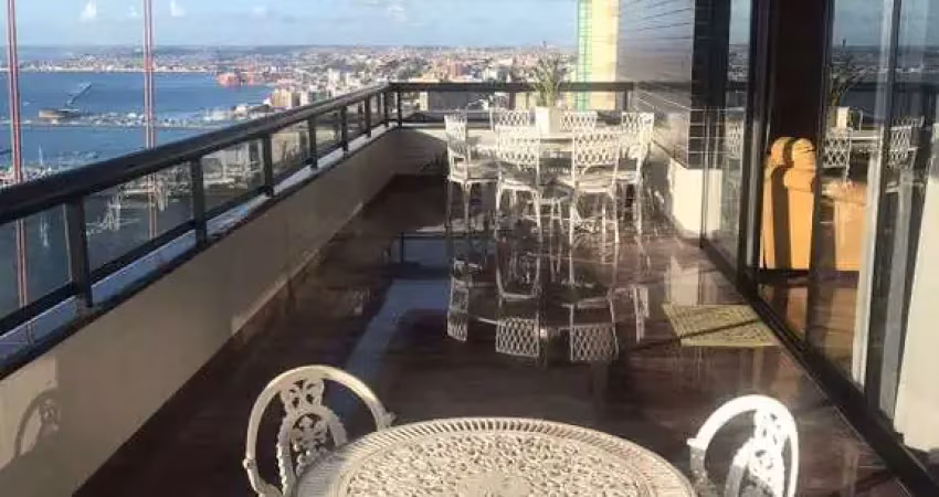 Apartamento 4 suites sendo 1 suite master com vista para baia de todos os santos 288m2 na vitória
