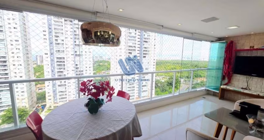 Apartamento semimobiliado 3 suítes sendo 1 master com closet 110m2 em Patamares