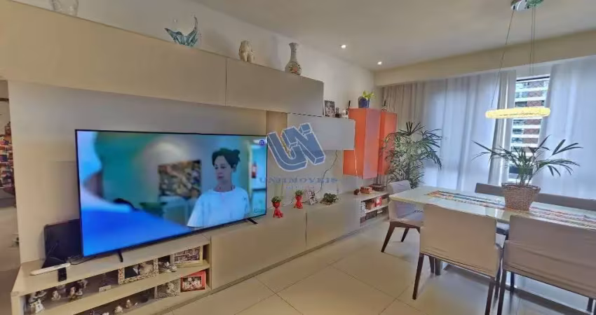 Apartamento a venda na pituba decorado com 3 quartos suítes nascente 113m2