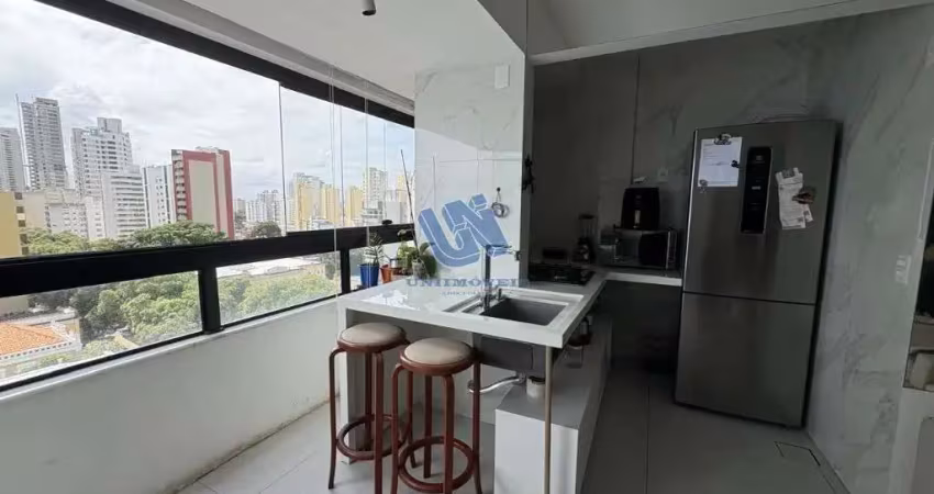 Apartamento quarto e sala com vista mar 36m² andar alto a venda na vitoria