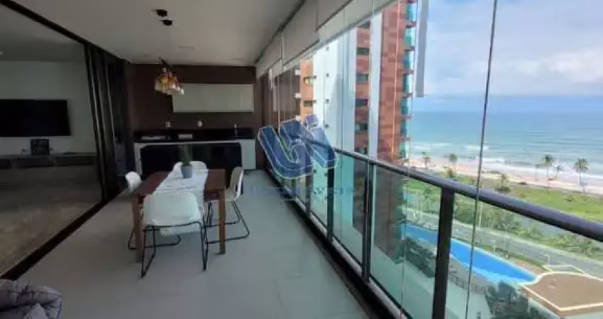Apartamento no d'azur 4 suites com 1 suíte master com varanda 242m2 em jaguaribe