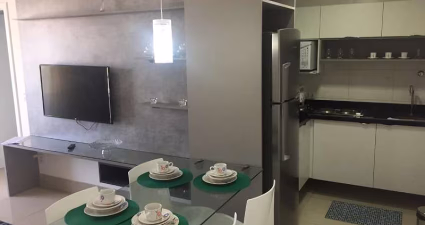 Lindo Apartamento Decorado quarto e sala no Caminho das Árvores 45m2 (Taxas Inclusas)
