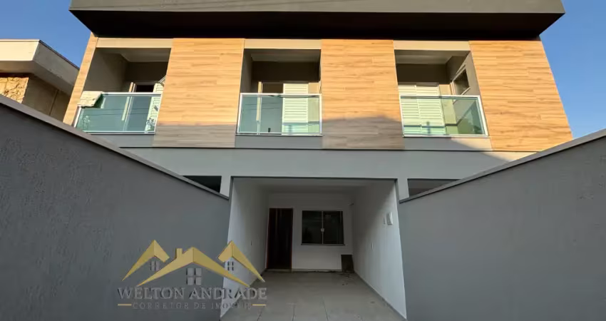 Lindo Sobrado recém construído com 3 dormitórios 2 vagas