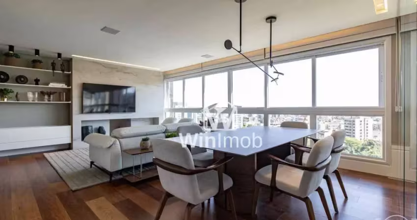 Apartamento com 3 dormitórios à venda, 126 m² por r$ 3.000.000,00 - petrópolis - porto alegre/rs