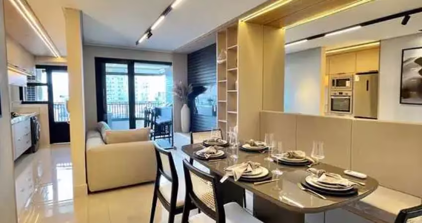 Lançamento! apto 2 dorm (1 suíte) sacada gourmet 1 vaga, lazer completo 200m mar