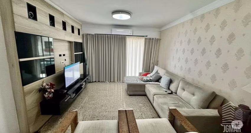 Alto Padrão 3 Dorm 2 Vagas Pé na Areia Canto do Forte Vista Pro Mar Mobiliado
