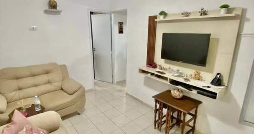 Apto 2 Dormitórios Prédio Frente Mar Canto do Forte Semi Mobiliado Pé na Areia