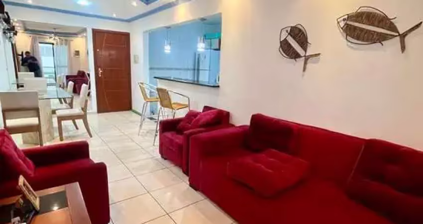 Apartamento 2 dormitórios 1 vaga mobiliado com piscina na quadra da praia