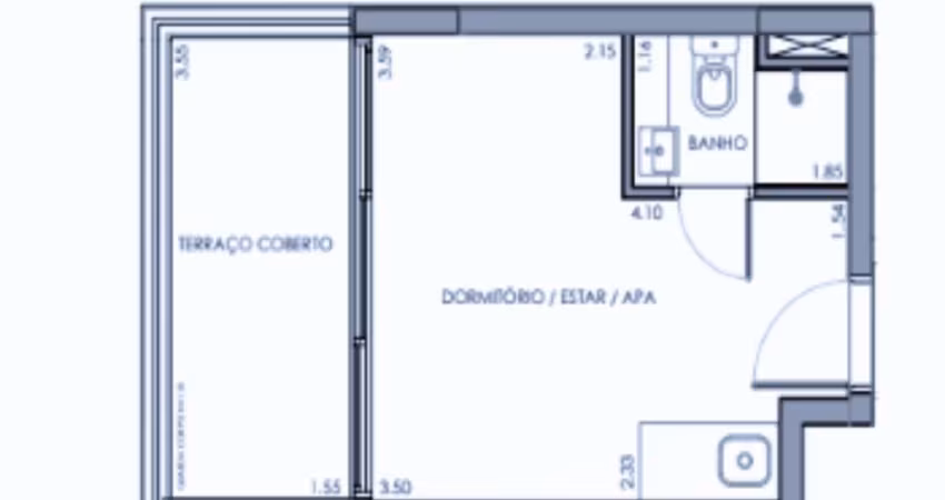 Studio no Bairro Cerqueira César em São Paulo