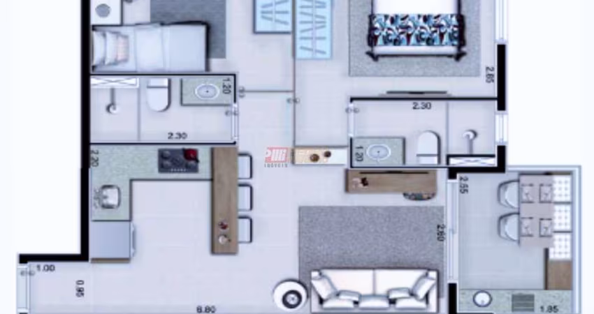 Apartamento no Bairro Rudge Ramos em São Bernardo do Campo