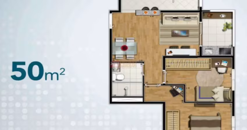 Apartamento com 2 quartos à venda na Rua Lombroso, 266, Vila Curuçá, Santo André