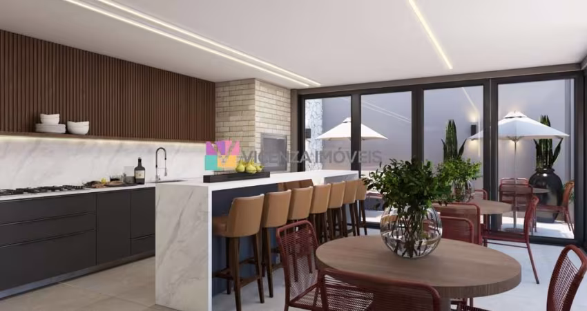 Apartamento com 2 dormitórios, sendo 1 suíte, bairro Saguaçu.