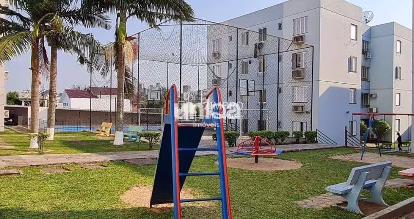 Apartamento 01 dormitório mobiliado garagem piscina playgroud, quadra esporte- r
