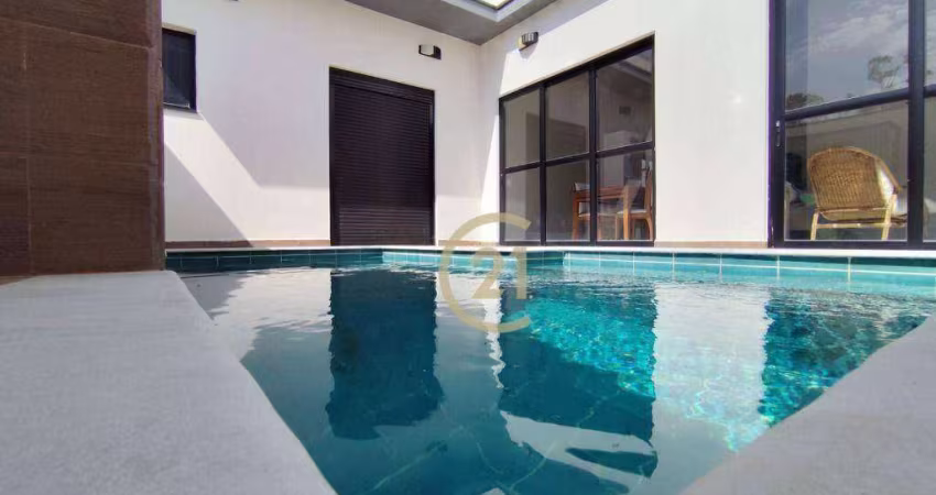 Casa com 3 dormitórios à venda, 188 m² por R$ 1.280.000,00 - Jardim Laguna	 - Indaiatuba/SP