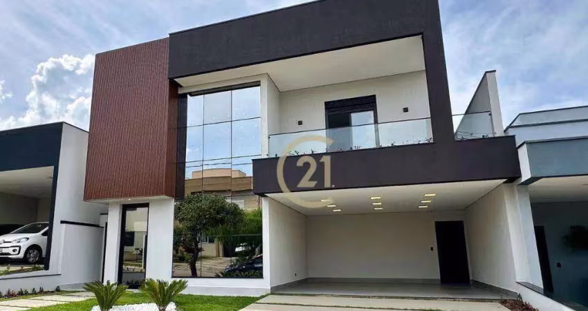 Casa com 4 dormitórios à venda, 255 m² por r$ 2.100.000,00 - jardim residencial alto de itaici - indaiatuba/sp