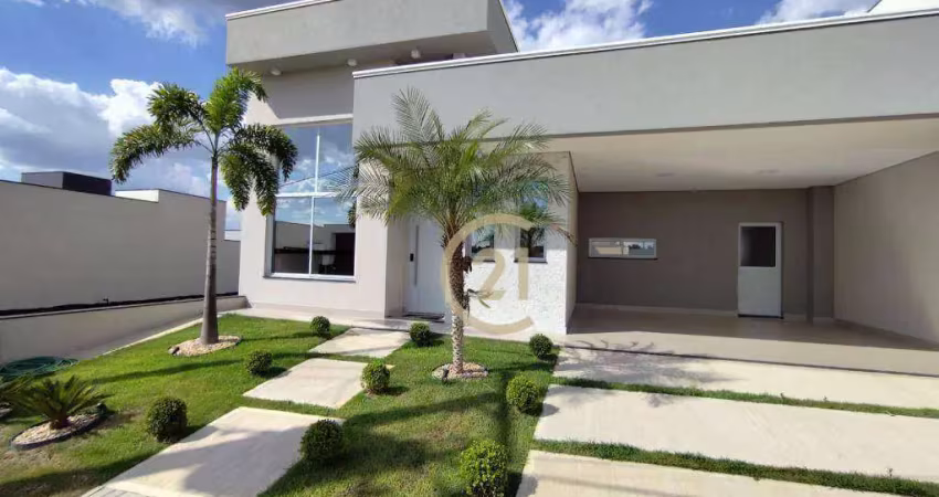 Casa com 3 dormitórios à venda, 179 m² por R$ 1.440.000,00 - Jardim Laguna	 - Indaiatuba/SP