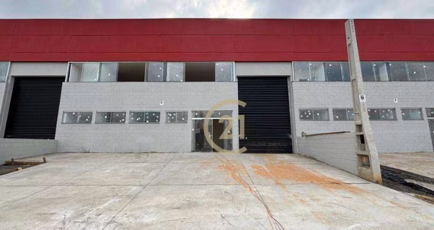 Galpão venda e locação, 500 m² - venda por R$ 2.100.000 ou aluguel por R$ 11.275/mês - Loteamento Comercial Bortoletto - Indaiatuba/SP
