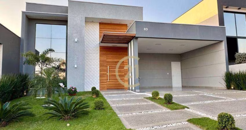 Casa com 3 dormitórios à venda, 156 m² por R$ 1.745.000,00 - Jardim Residencial Dona Maria José - Indaiatuba/SP