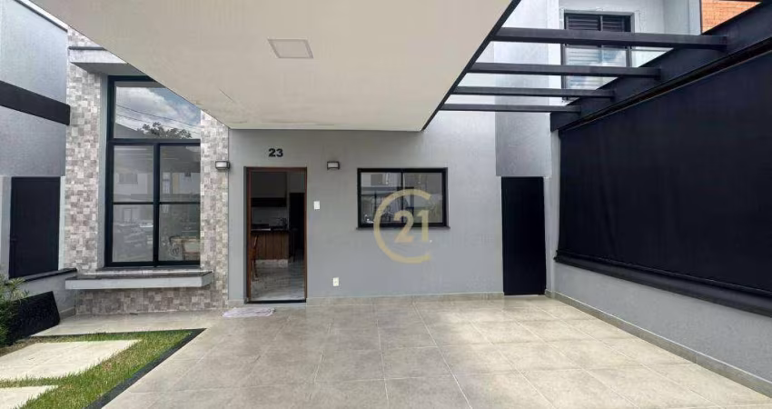 Casa com 3 dormitórios à venda, 104 m² por r$ 885.000,00 - jardim park real - indaiatuba/sp