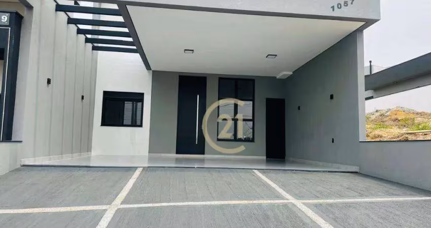 Casa com quintal amplo e 3 quartos à venda, no  park gran reserve - indaiatuba/sp-ca2355