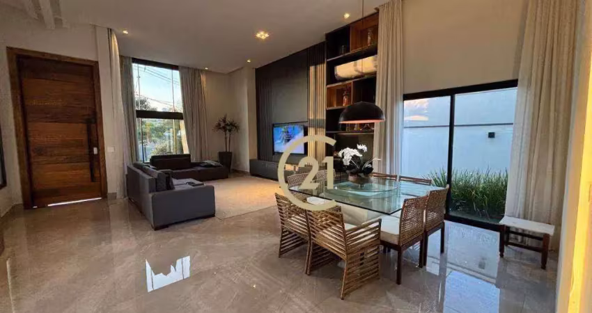Casa com 3 dormitórios à venda, 255 m² por r$ 2.565.000,00 - jardim residencial helvétia park i - indaiatuba/sp