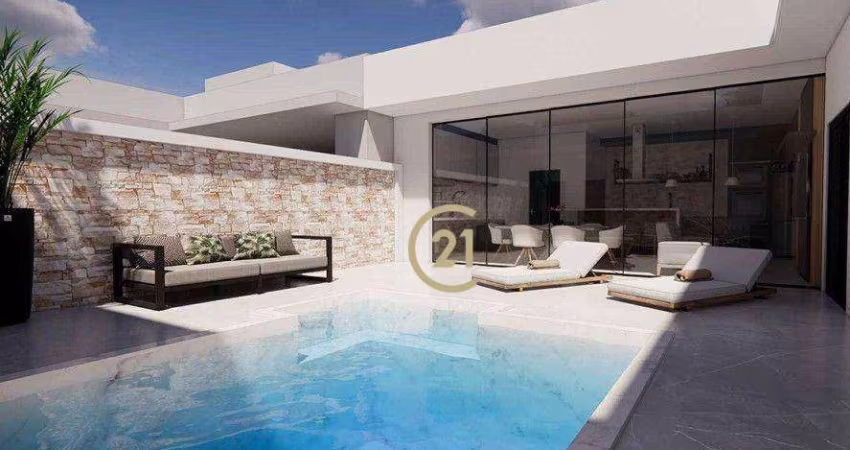 Casa térrea com 3 suítes à venda no condomínio Jardim Laguna - Indaiatuba/SP - CA2775