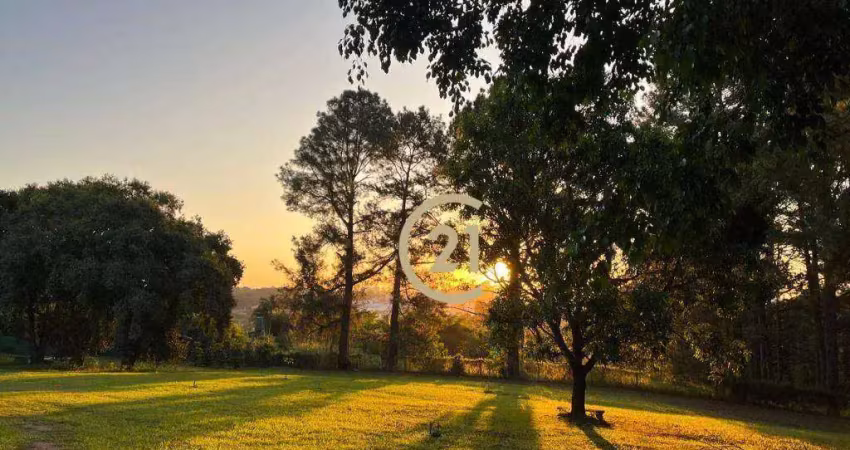 Terreno à venda no condomínio recanto dos pássaros - colinas do mosteiro de itaici em indaiatuba/sp - te0954