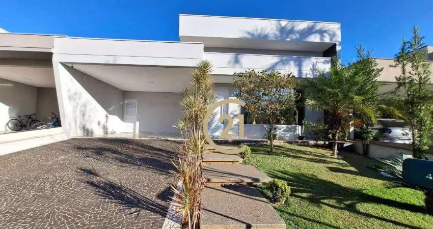 Casa com 3 dormitórios para alugar, 188 m² por r$ 11.304/mês - residencial dona lucilla - indaiatuba/sp