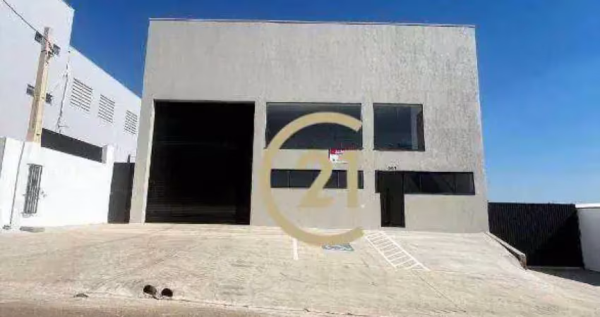 Galpão para alugar, 780 m² por r$ 17.000/mês - europark comercial - indaiatuba/sp
