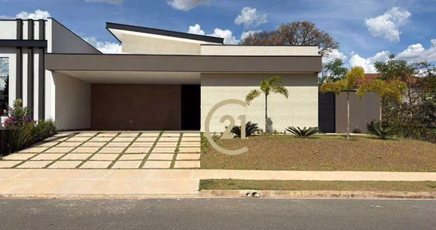 Casa à venda no condomínio milano - residencial milano em indaiatuba/sp - ca3170