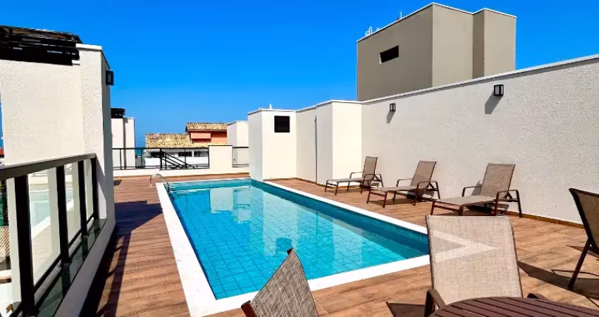 Apartamento novo 1 suíte sacada e churrasqueira praia das toninhas ubatuba