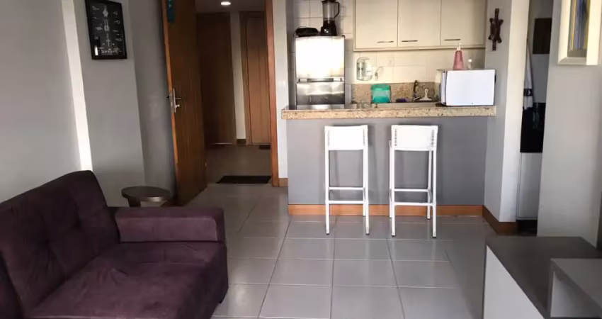 1/4 mobiliado no bahia suites – 50m² | vista lateral | infraestrutura completa