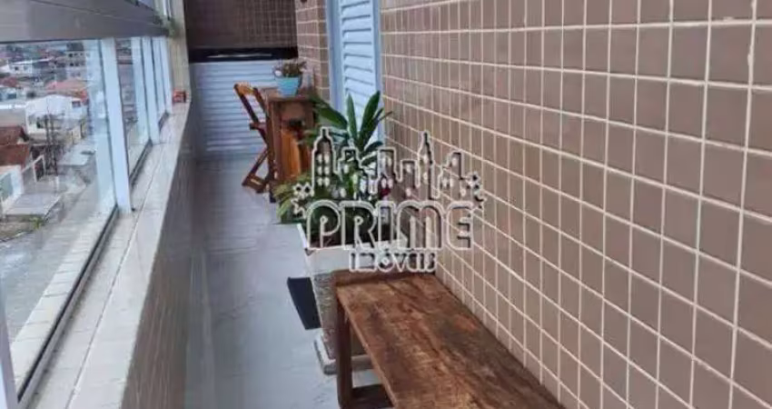 Apartamento com 2 dormitórios à venda, 77 m² por r$ 603.000,00 - mirim - praia grande/sp