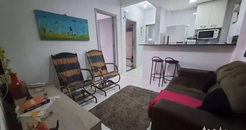 Apartamento com 2 dormitórios à venda, 48 m² por r$ 255.000,00 - ocian - praia grande/sp