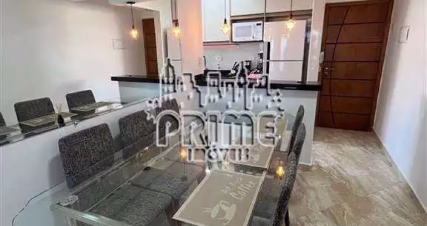 Apartamento residencial à venda, vila assunção, praia grande - ap0105.
