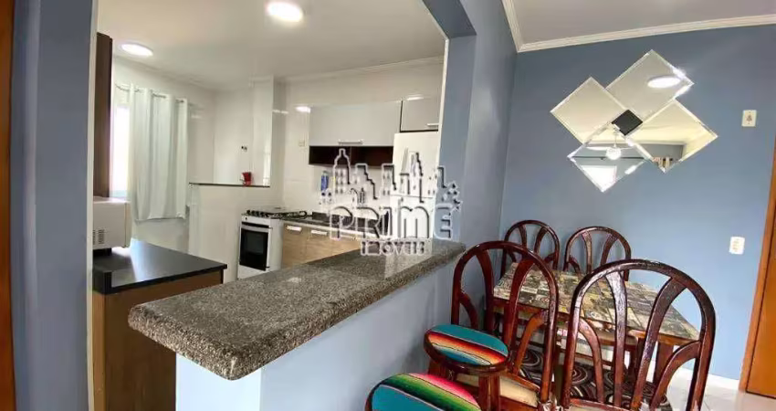 Apartamento com 1 dormitório à venda, 53 m² por r$ 330.000 - ocian - praia grande/sp