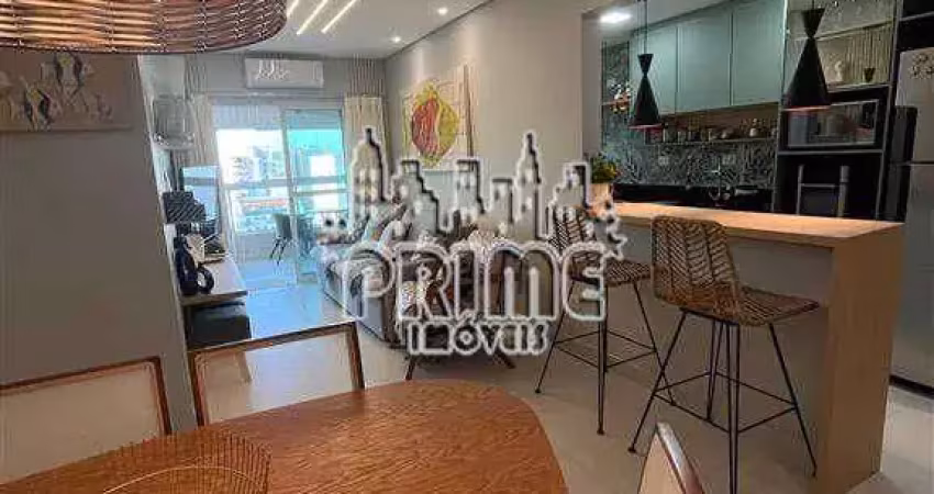 Apartamento com 2 dormitórios à venda, 77 m² por r$ 735.000,00 - mirim - praia grande/sp