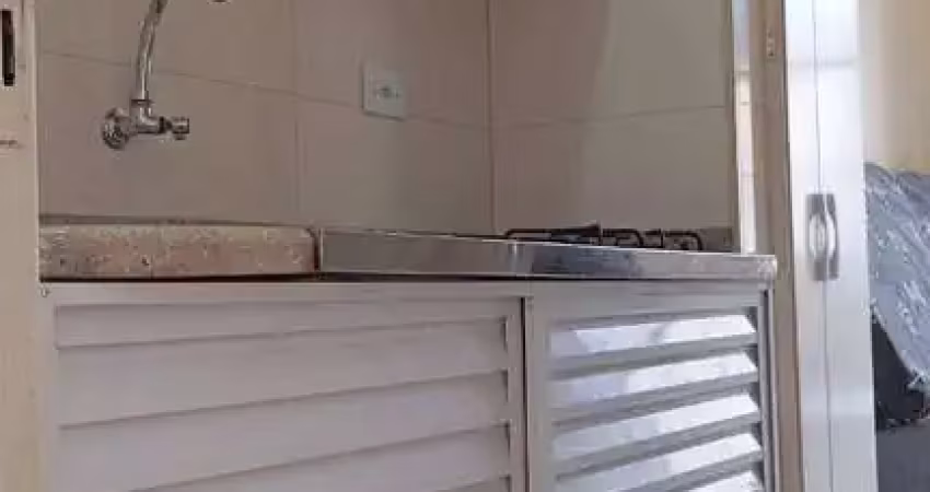 Kitnet com 1 dormitório para alugar, 22 m² por r$ 1.360/mês - vila assunção - praia grande/sp